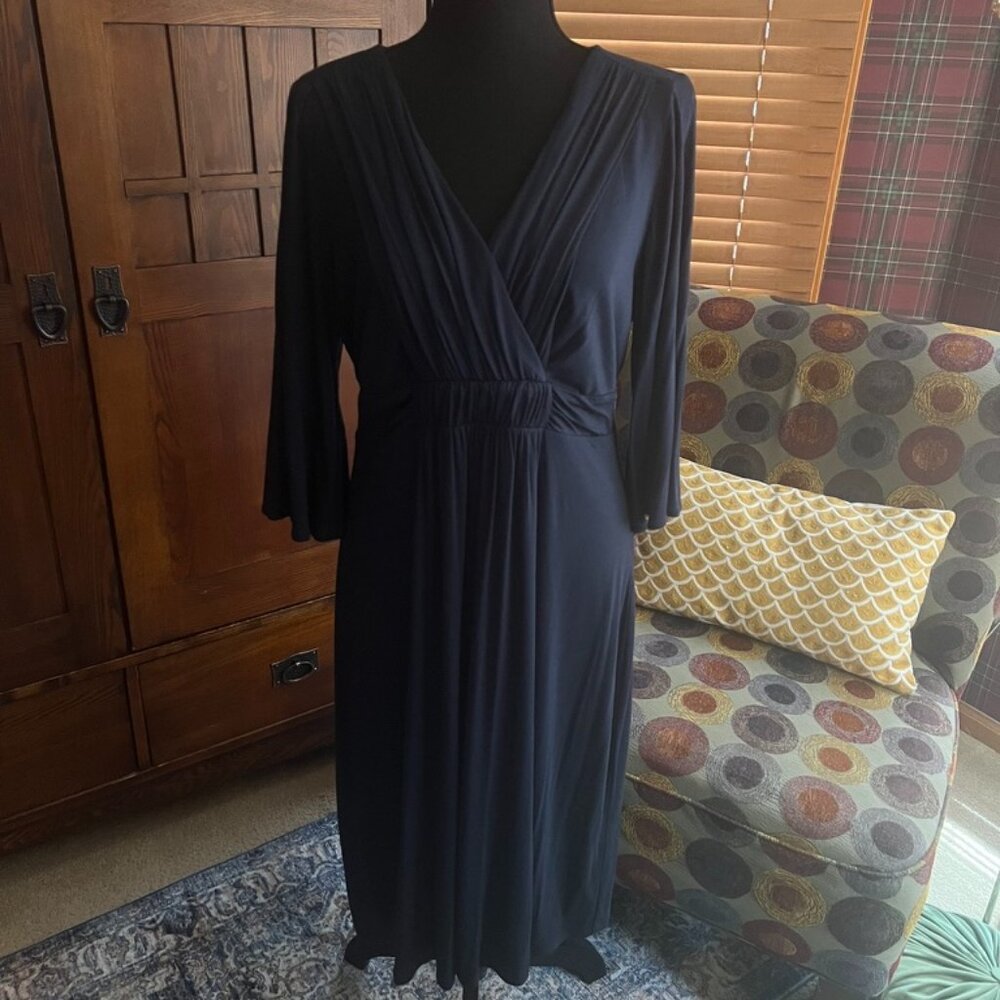 Boden Navy Midi Jersey Dress